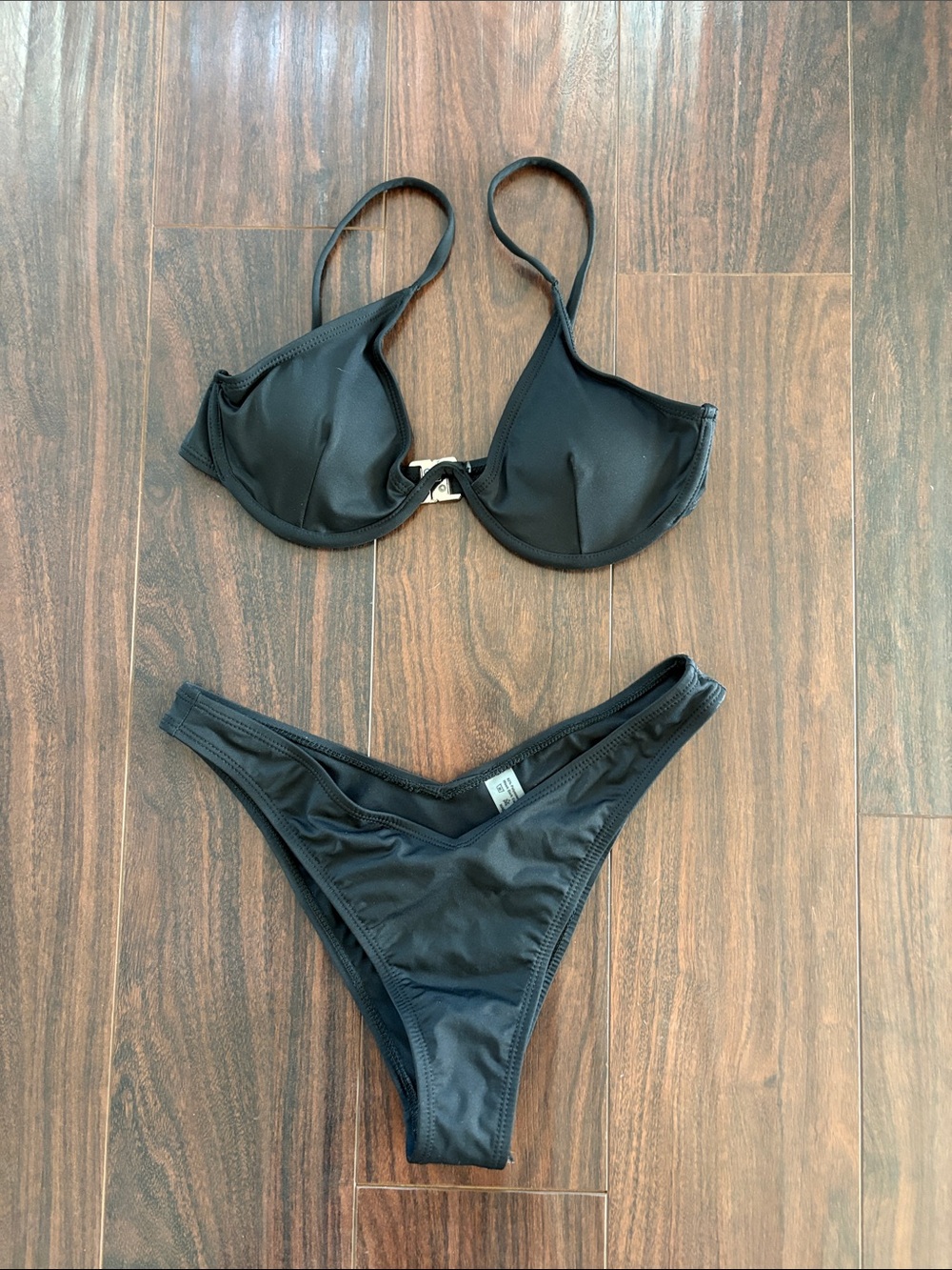 NWT Black Underwire Bikini Set Two-Piece